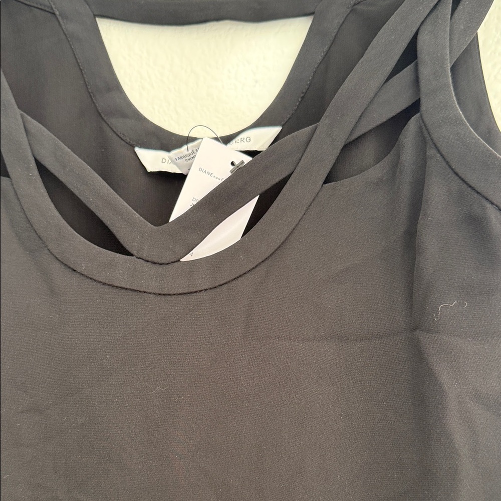 Diane Von Furstenberg Elegant Black Dress - Picture 4 of 6